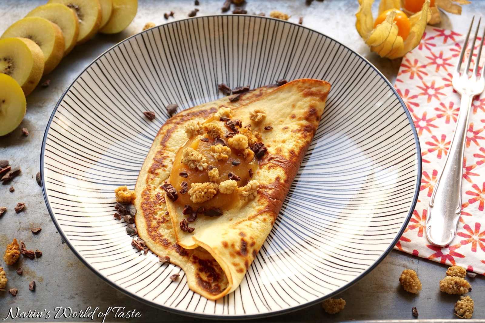 Banana and Applesauce Pancakes Narin's World of Taste