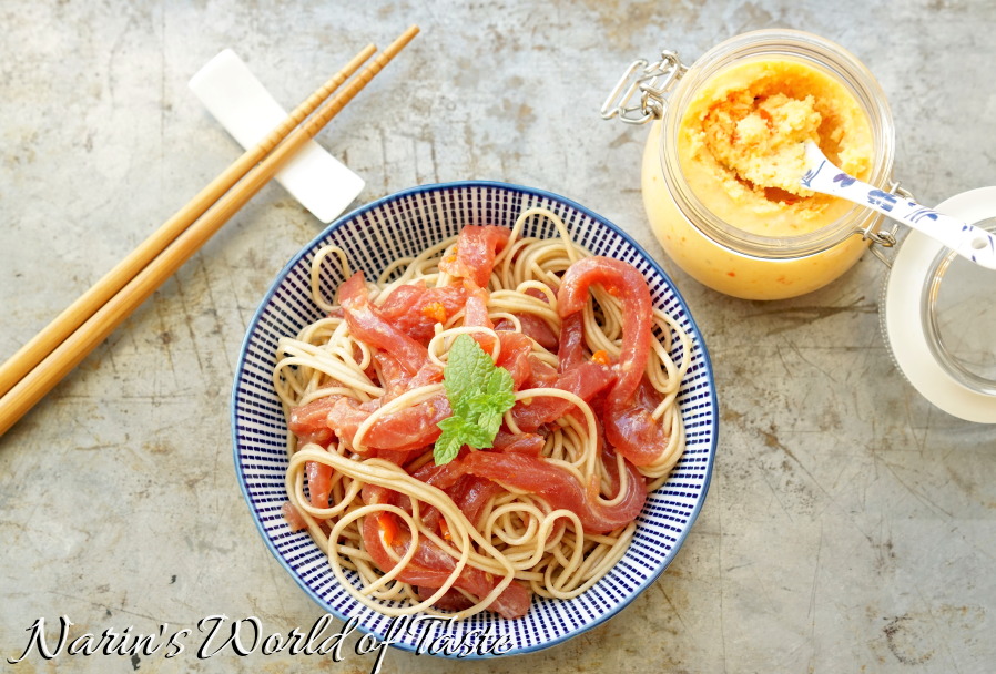 Asian Raw Tuna & Soba Noodles Narin's World of Taste