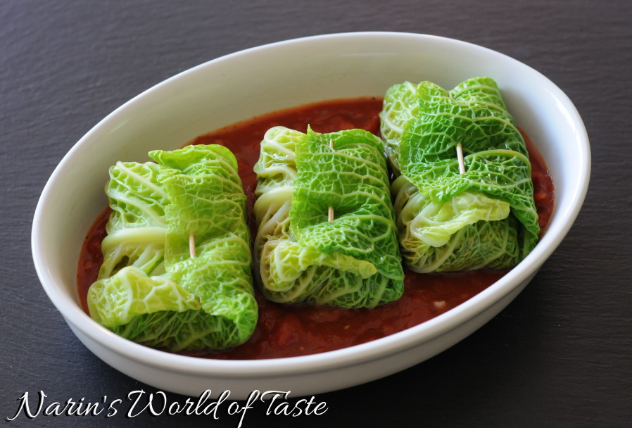 Mediterranean Savoy Cabbage Rolls Narin's World of Taste