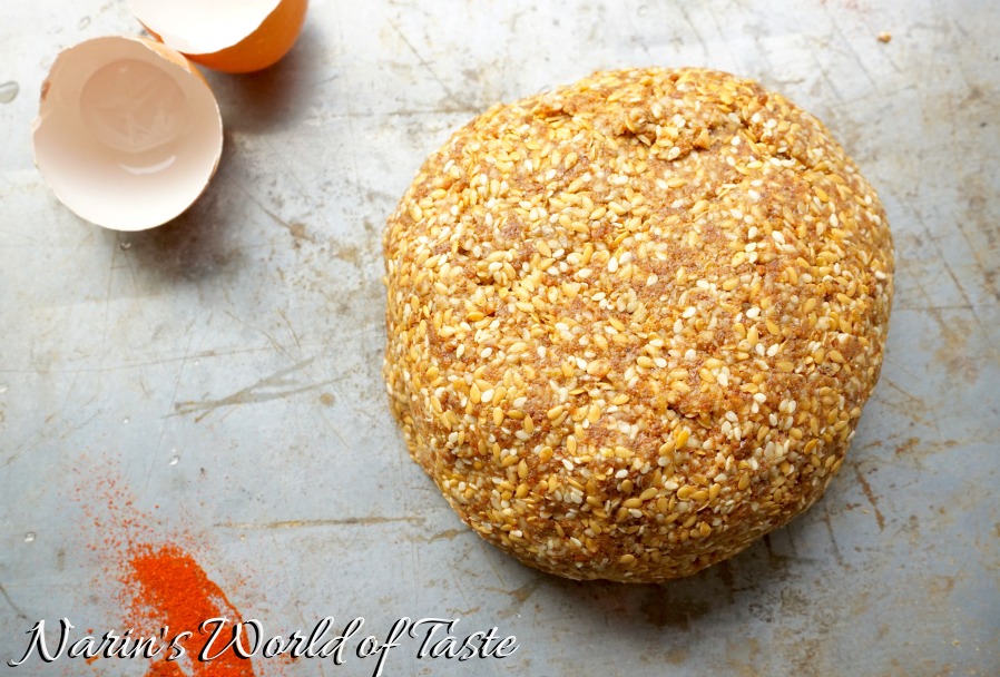 Flaxseed Sesame Crackers Narin's World of Taste