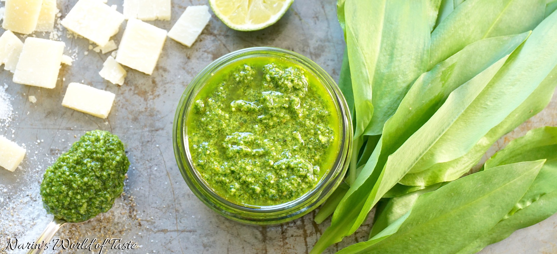 Wild Garlic Pesto Narin's World of Taste