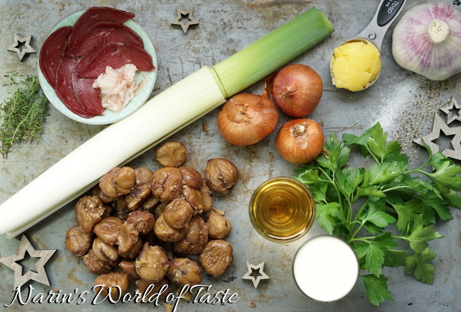 Chestnut Soup with Smoked Wild Duck Breast and Orange Foam Narin's