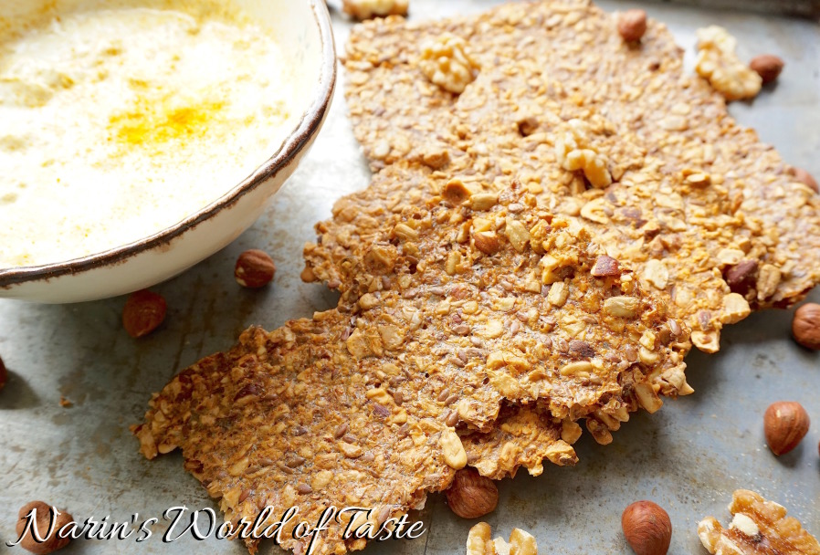 Walnut and Hazelnut Crackers Narin's World of Taste