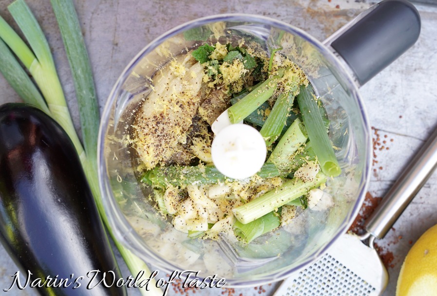 Eggplant Mint Quinoa Narin's World of Taste